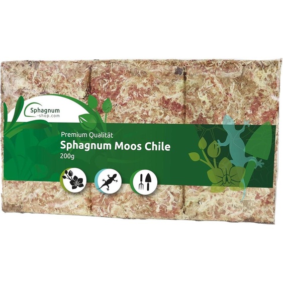 Sphagnummos - substrat de culture en plaques de mousse, 200 g - rendement de 10 litres - substrat pour terrarium
