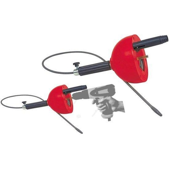 Spirale de nettoyage universelle de 4,5 m pour les canalisations bouchées - Compatible avec les perceuses et les visseuses sans fil