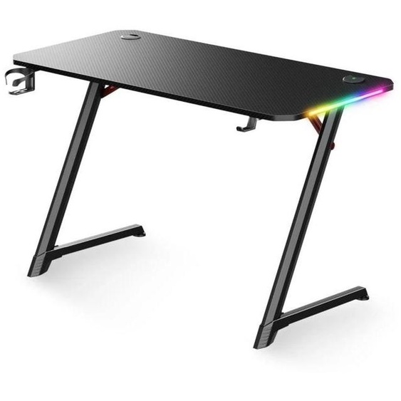 Spirit of Gamer HEADQUARTER 250, Droit, Rectangulaire, MDF, Acier, Jouer, Noir