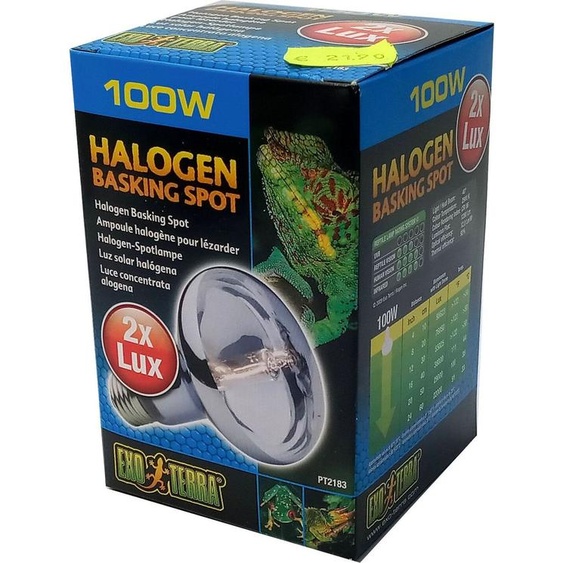 Spot Chauffant 100W Exo Terra Lampe Halogène Pour Reptiles