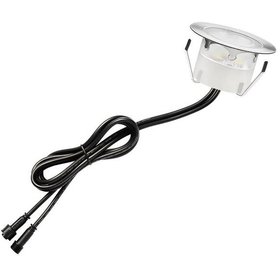 Spot encastré LED RGB - 12 lumens - 4,5 x 4,5 x 2,6 cm - Métal et plastique