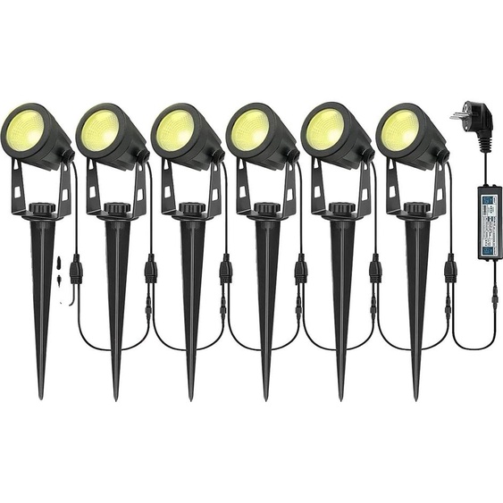 Spot LED dextérieur, étanche, économe en énergie, blanc chaud
