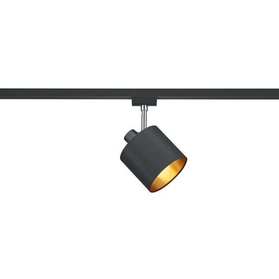Spot Orientable - Orient - Duoline Tommy - Abat-jour Noir - Intérieur Doré - Diamètre 12 cm