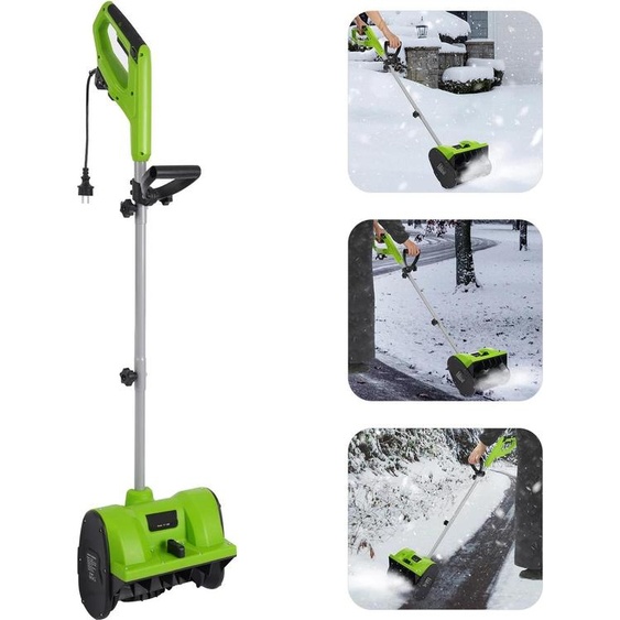 ST-1200, fraise à neige électrique, 1200 W 3500 tr/min, prise EU, vert