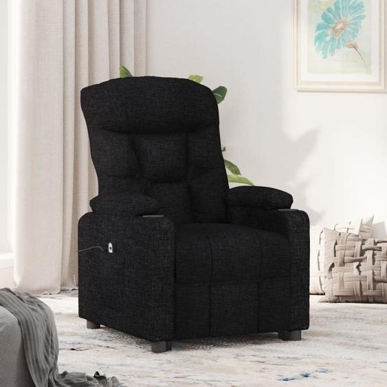 Stabli Möbel Fauteuil Relax Electrique Noir Tissu CC3874024