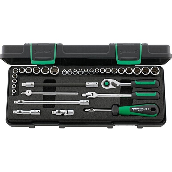 Stahlwille Jeu de clés à douilles 1/4 (6,3mm) Nr.40MA/25/8QR KN 33pcs.