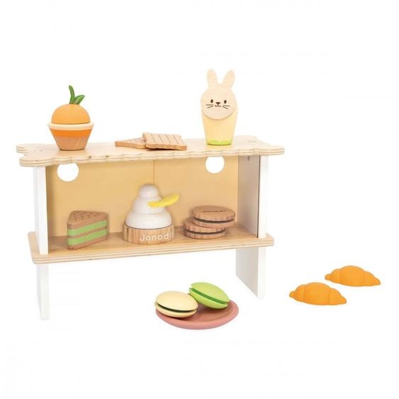 Stand De Patisseries En Bois Bois / Blanc