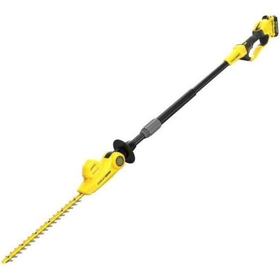 Taille-haie sur Perche sans Fil Stanley Fatmax, 18V, Lame 45cm, Batterie 4Ah, Chargeur Inclus, SFMCPH845M1-QW, Jusquà 3.4m