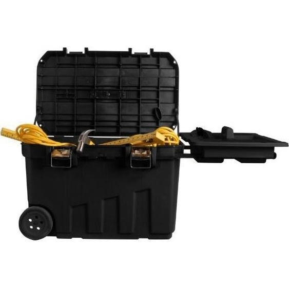 Stanley MOBILE Job Chest Ausrüstungstasche/-koffer Trolley-Koffer Schwarz