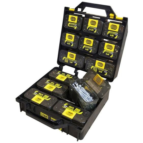 Starblock - Coffret 1 350 Vis bois/agglo – Torx® – 1350 pièces