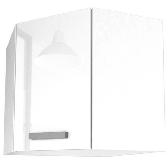 START Meuble de cuisine haut dangle L 58 cm - Blanc brillant