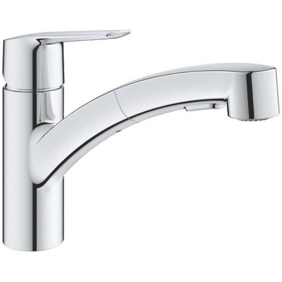 Start mitigeur cuisine 1/2 à bec bas avec double douchette, chrome (G30381001) - Grohe