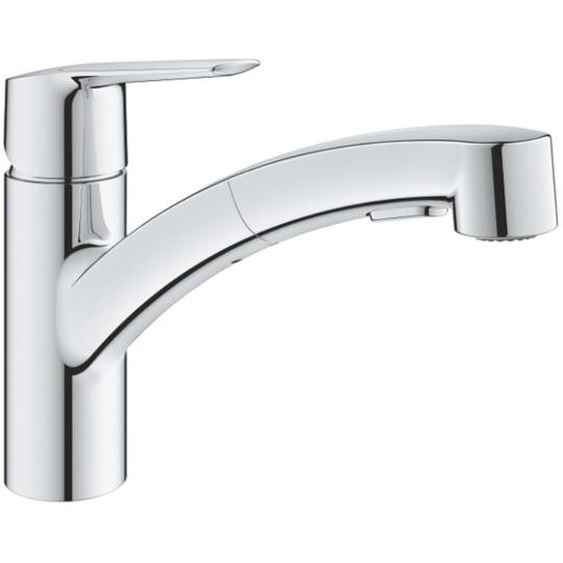 Grohe - Start mitigeur cuisine 1/2 à bec bas avec double douchette, chrome (G30381001)