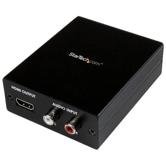 StarTech.com Convertisseur Vidéo Composante YPbPr (YUV) ou VGA et Audio vers HDMI - 1920x1200, Noir, 1920 x 1200 pixels, HDMI, VGA, 110 - 240 V, 5 V V