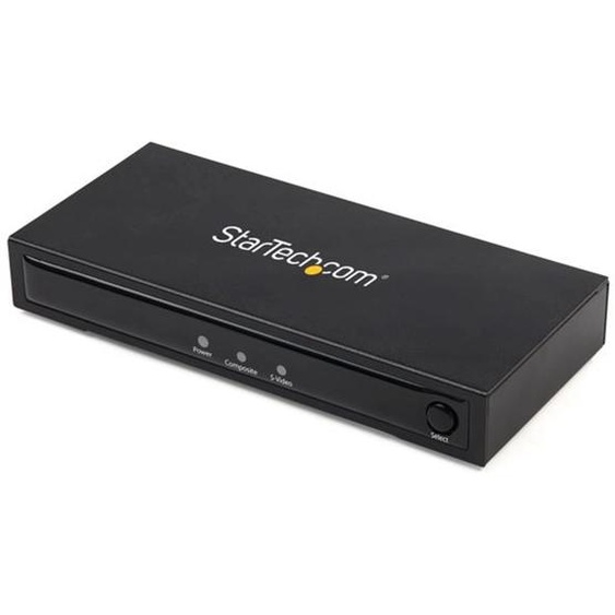 StarTech.com Convertisseur vidéo composite et S-Video vers HDMI avec audio - 720p, Convertisseur vidéo actif, Noir, Plastique, CE, FCC, REACH, 1280 x