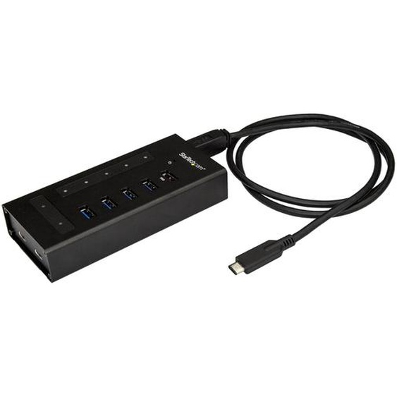 StarTech.com Hub USB-C à 7 ports en métal - USB Type-C vers 5x USB A et 2x USB-C - USB 3.0 - 5Gbps, USB 3.2 Gen 1 (3.1 Gen 1) Type-B, USB 3.2 Gen 1 (3