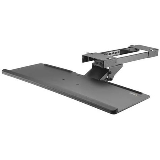 StarTech.com Support pour clavier informatique sous-bureau - Tiroir pour clavier adjustable, Noir, 2 kg, Plastique, Acier, 20°, -15 - 15°, 782 mm KBTR