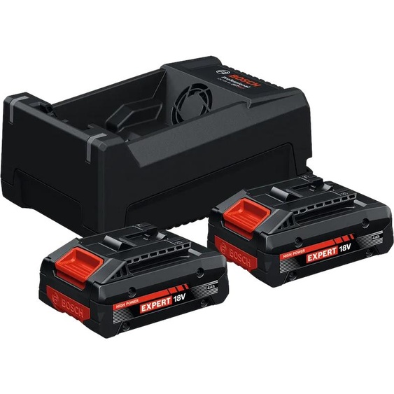 Starter 2 batteries EXBA 18V-40 4 Ah + chargeur GAL 12V/18V-80 BOSCH EXPERT 1600A0373J