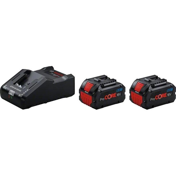 Starter kit 18V avec 2 batteries Procore 8Ah + chargeur GAL 18V-160 en boîte en carton - BOSCH - 1600A02T5P