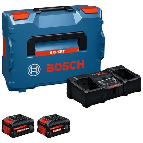 Starter set 2 batteries 18 V 8.0 Ah + 1 chargeur EXAL 18V2-320 + L-BOXX BOSCH EXPERT 1600A0373X