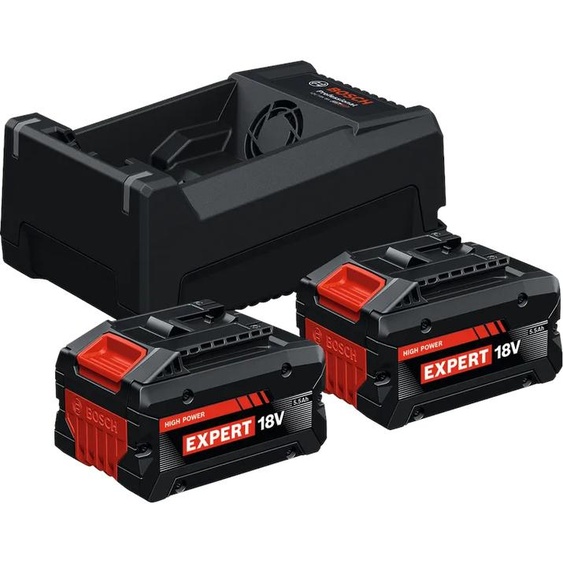 Starter set 2 batteries EXBA 18V-55 + 1 chargeur GAL 12V/18V-80 BOSCH EXPERT 1600A0373P