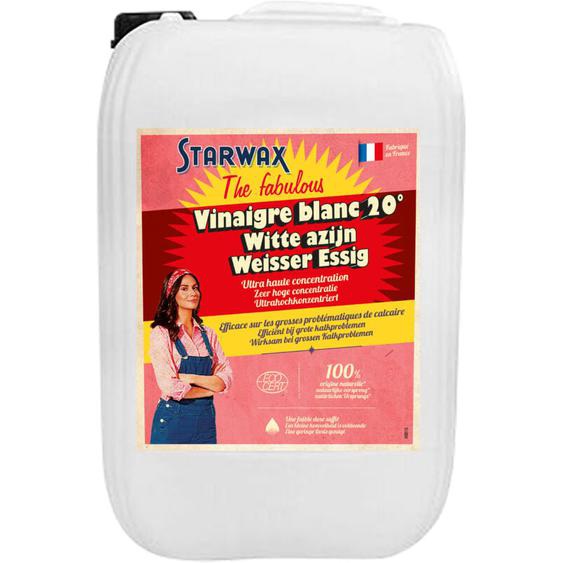 Starwax - Vinaigre blanc Fabulous 20° 10L