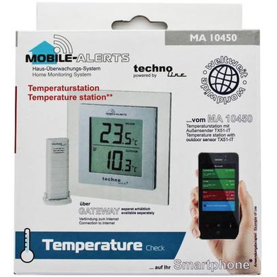 Station de température avec sonde intérieure et extérieure, le système de surveillance de la maison pour vos températures