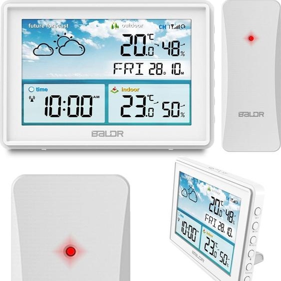 Station météo avec écran BD-909 blanc