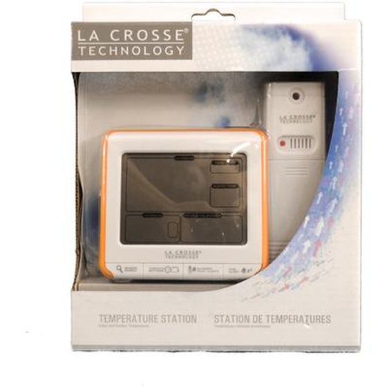 Station météo blanc/orange - La Crosse Technology - WS 6811 WHI-ORA -