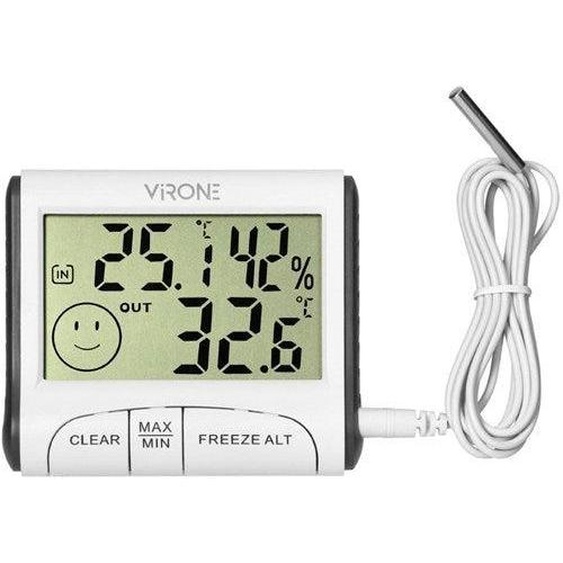 Station météo Enzo Chacon avec capteur extérieur sans fil + baromètre, couleur 8150190