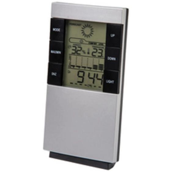 Station météo multifonction, argent/noir