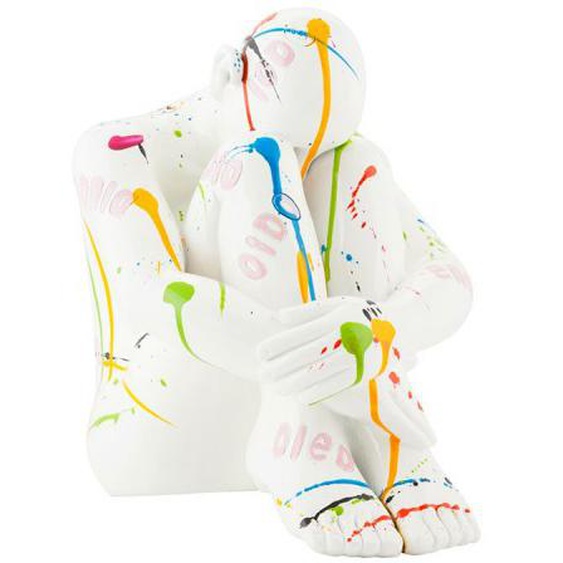 Statue décorative multicolore femme - Angel