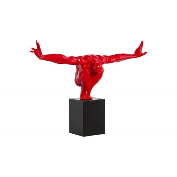 Statue design athlète rouge - Scott
