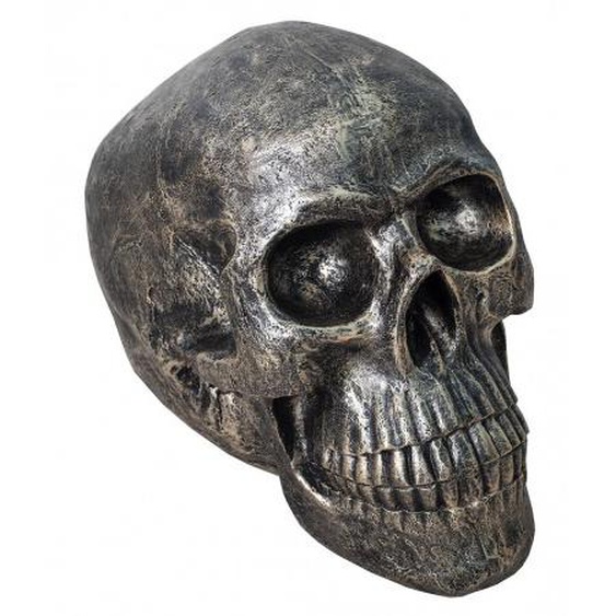 Statue design tête de mort - Silver