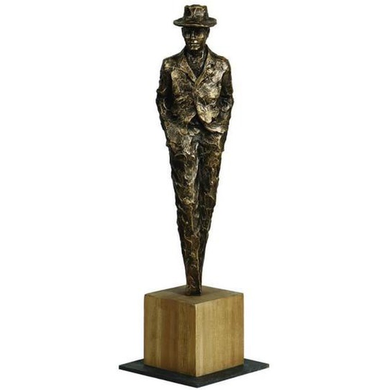 Statue - INTERIORS - Silhouette Homme - Bois massif - 11x42x7 cm - Décoratif intérieur