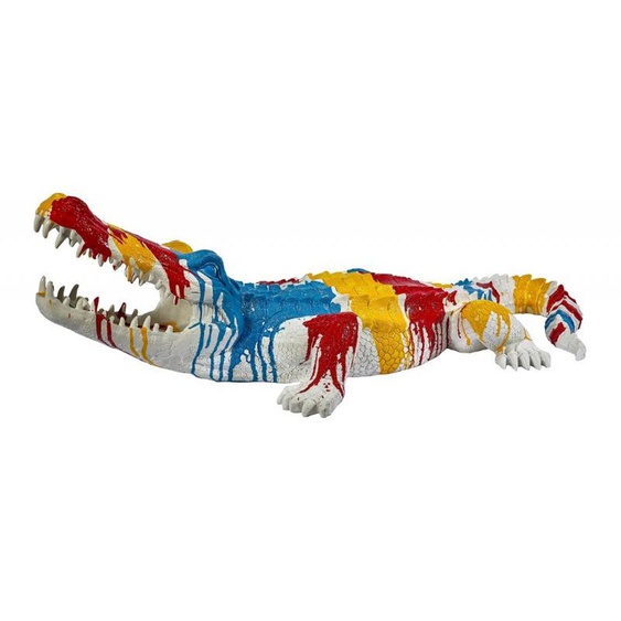 Statue multicolore crocodile - Bal