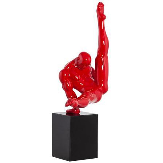 Statue rouge en polyrésine - Ben