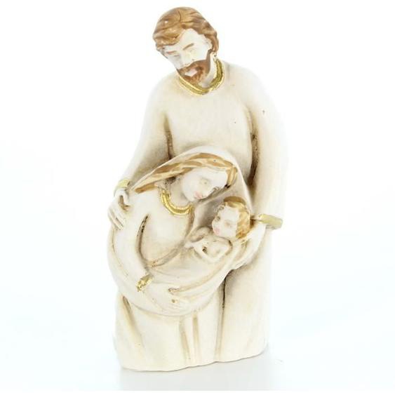 Statue Sainte Famille de 7 cm - Palais du Rosaire - Classique - Intemporel - Beige - Plastique - Résine