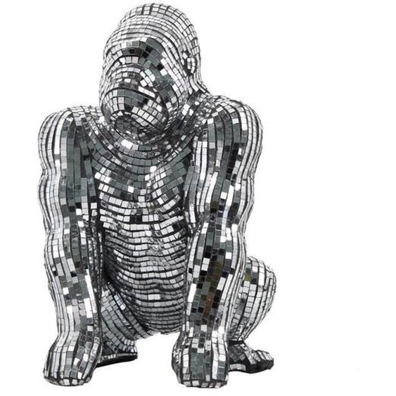 Statuette - SIGNES GRIMALT - Figurine de Gorille Gris - 31x21x20cm - Résine - Design Contemporain