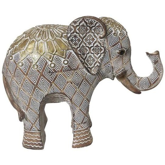 Statuette - ORIGEN Home Decor - Éléphant - Résine de haute qualité - 20x25x9cm - Intérieur