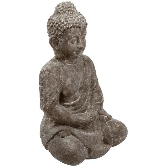 Statuette Bouddha assis, ciment H48 cm