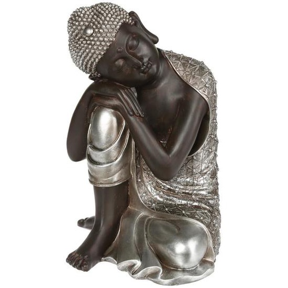 Statuette Bouddha assis, résine H36 cm