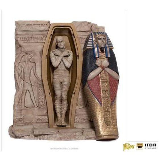 Statuette - IRON STUDIOS - The Mummy - 1/10 Deluxe Art Scale - 25 cm - Plastique - Résine