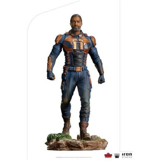 Statuette - IRON STUDIOS - The Suicide Squad - Bloodsport - 21 cm - Plastique - Résine