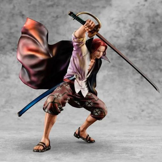 Statuette - MEGAHOUSE - One Piece - Red-haired Shanks - 21 cm - Plastique/Résine