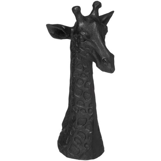 Statuette Tête de girafe, H32 cm