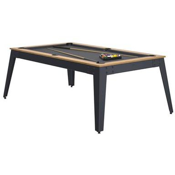 STEEL Noyer Venice-Pieds Gris-Drap Slate