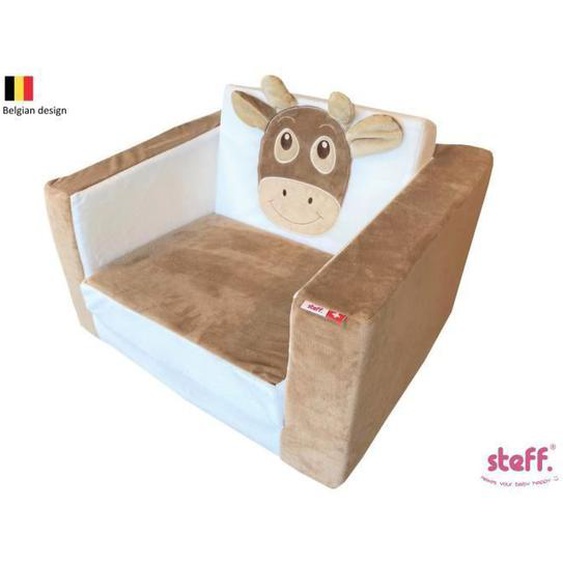 Steff - Swissy - Vache - fauteuil dépliable en lit 1-3 ans
