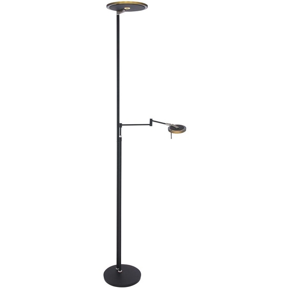 Steinhauer - lampadaire - Turound - noir - verre métal - lampe design - LED - 2663ZW
