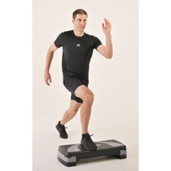 Stepper de fitness, bleu/gris